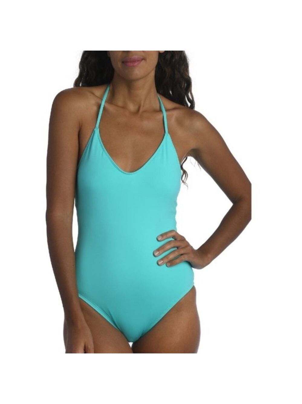 NWOT LA BLANCA Island Goddess Scoop Front Swimsuit